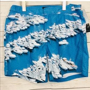 JACHS NEW YORK Marina Boat SWIM TRUNKS 32